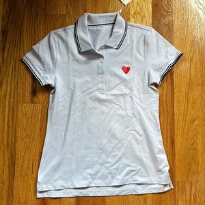 Performance Pique Heart Polo.